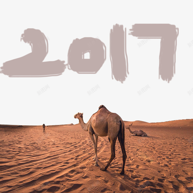 沙漠骆驼图png免抠素材_88icon https://88icon.com 2017 天空 沙漠 沙漠天空 海报素材 骆驼