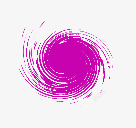 紫色创意旋转的圆圈png免抠素材_88icon https://88icon.com 创意 圆圈 旋转 紫色