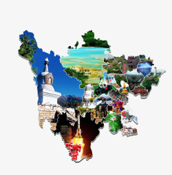 四川旅游地图四川旅游地图高清图片