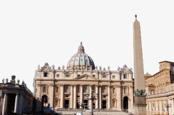 梵蒂冈景点圣彼得大教堂素材