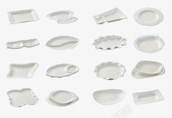 各种形状的盘子素材