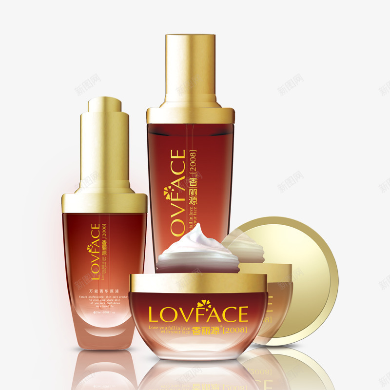 LOVFACE护肤品面霜png免抠素材_88icon https://88icon.com LOVFACE 护肤品 面霜