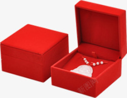 红色礼盒珠宝素材