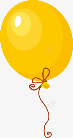 卡通金色气球素材