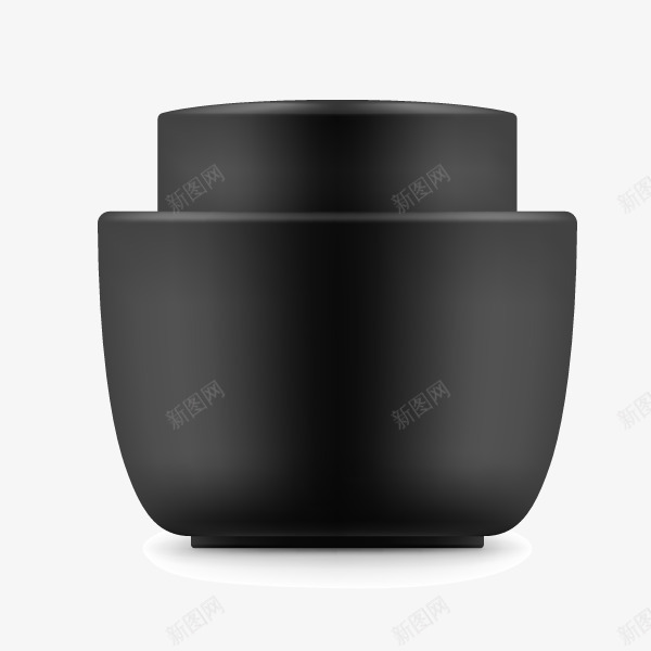 卡通高端护肤品瓶子png免抠素材_88icon https://88icon.com 包装 卡通手绘 护肤化妆品瓶子 艺术 高端 黑色