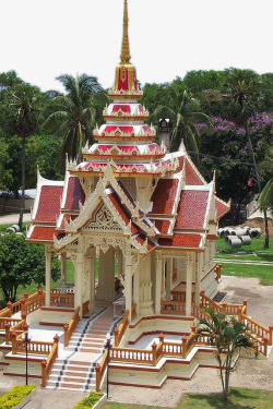 泰国普吉岛寺庙素材