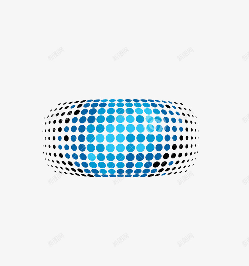 蓝色渐变圆圈png免抠素材_88icon https://88icon.com 圆圈 渐变 蓝色 装饰图案