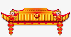 门沿大门高清图片