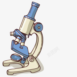 观察显微镜素材
