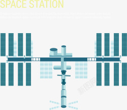 航空航天飞船矢量图素材