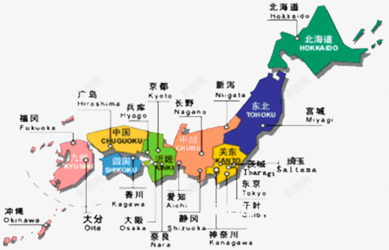 日本景点图png免抠素材_88icon https://88icon.com 东京 亚洲 亚洲地图 日本 景点