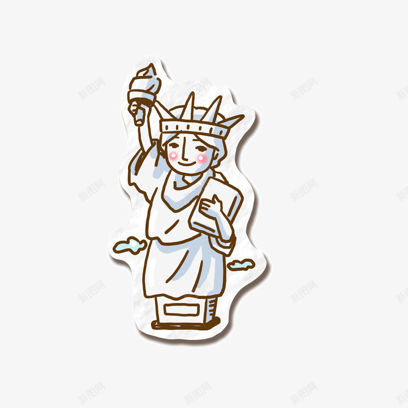 自由女神像png免抠素材_88icon https://88icon.com H5页面 卡通 卡通素材 建筑物 旅游 旅游景点 旅游素材 电商卡通 网页设计 自由女神像 风景名胜