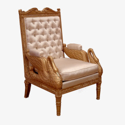 实物奢华丝绸椅子素材