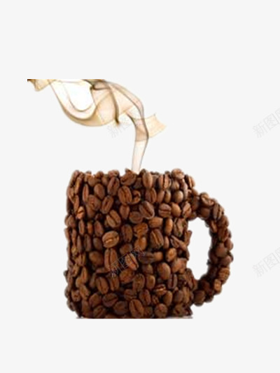 杯子形状咖啡豆png免抠素材_88icon https://88icon.com 咖啡豆 拼摆 提神醒脑 浓香咖啡 飘香