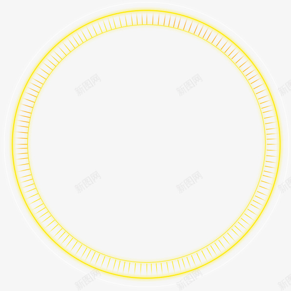 创意扁平风格黄色的圆圈png免抠素材_88icon https://88icon.com 创意 圆圈 扁平 风格 黄色
