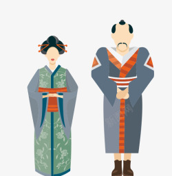 日本传统旅游人物素材