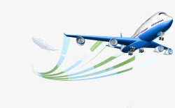航班PNG卡通旅游飞机航班矢量图高清图片
