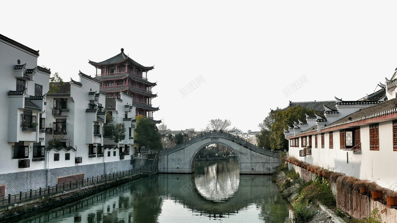 三河古镇风景图三png免抠素材_88icon https://88icon.com 名胜古迹 旅游风景 著名建筑