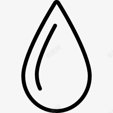 油滴免抠素材油滴轮廓图标图标