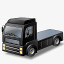 黑色运输卡车运输汽车车辆运输素材