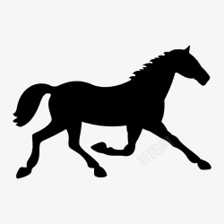 黑白动物线描素材