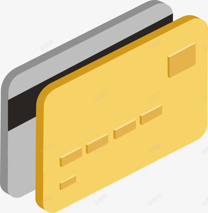 信用卡模型矢量图ai免抠素材_88icon https://88icon.com 信用卡 刷卡支付 医联 卡片 矢量png 银行卡 矢量图