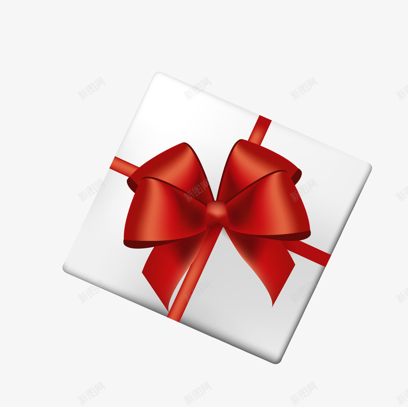 圣诞节白色的礼物盒矢量图ai免抠素材_88icon https://88icon.com 圣诞礼物 圣诞节 圣诞节礼盒 白色礼盒 矢量png 礼盒 矢量图