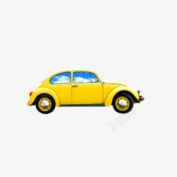 小汽车模型黄的那个素材