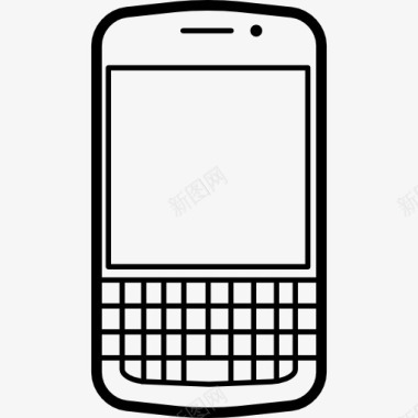 手机PK10精选图标流行的手机模型黑莓Q10图标图标