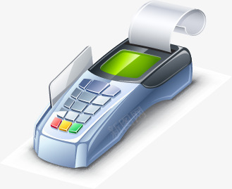3d刷卡机3d矢量图eps免抠素材_88icon https://88icon.com 办公用品模型立体效果矢量素材刷卡机银行卡 矢量图