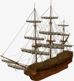 帆船模型素材