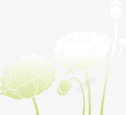 卡通手绘荷花素材
