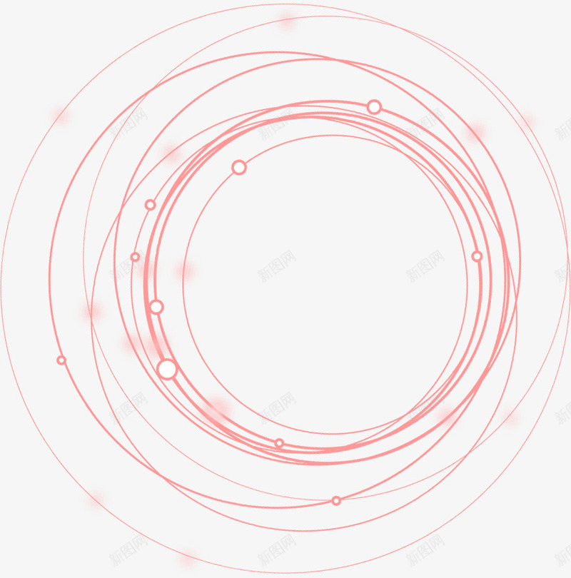 创意手绘合成红色的圆圈效果png免抠素材_88icon https://88icon.com 创意 合成 圆圈 圆圈效果 效果 红色