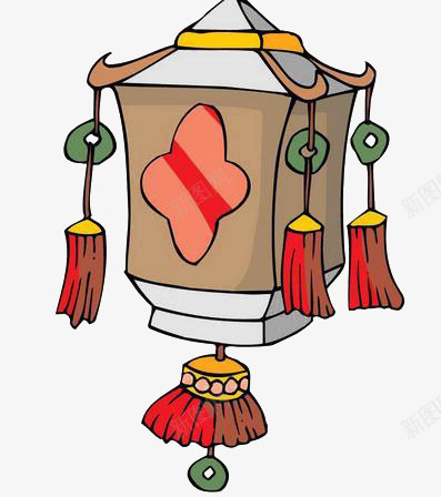 卡通灯笼png免抠素材_88icon https://88icon.com 元宵节 卡通灯笼 花灯