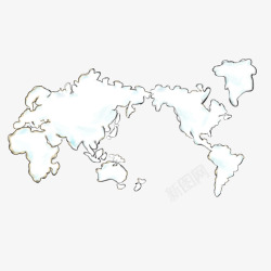 世界地图模型素材