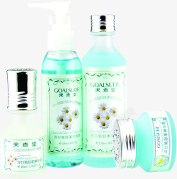 果素堂天然萃取护肤品套装素材