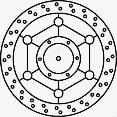 汽车详情页制动盘图标图标