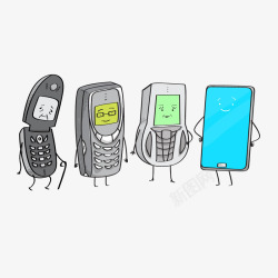 诺基亚手机免抠老式手机高清图片