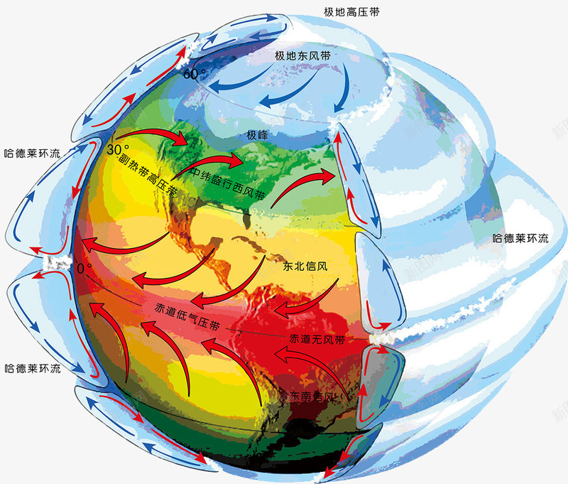 手绘地壳png免抠素材_88icon https://88icon.com 卡通 地壳 彩色 模型