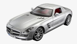 各类型号金属银色汽车模型素材
