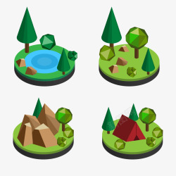 小模型森林森林模型高清图片