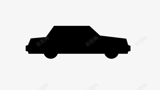 黑色格栅模型黑色的小汽车模型霸气好图标图标