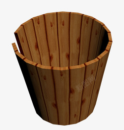 木桶模型木桶短板三维模型高清图片