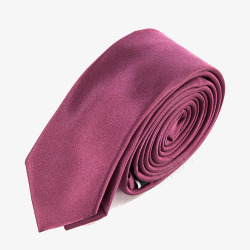 酒红丝绸领带素材