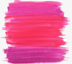 粉红色水彩笔刷涂鸦矢量图素材