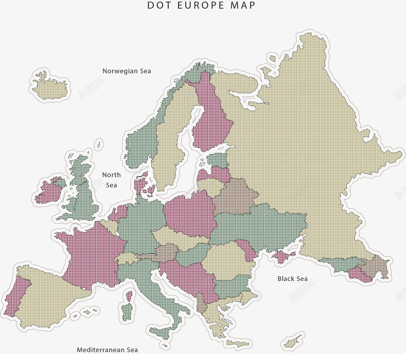 波点拼图欧洲地图矢量图ai免抠素材_88icon https://88icon.com 地图 拼图地图 欧洲 欧洲地图 波点地图 矢量png 矢量图