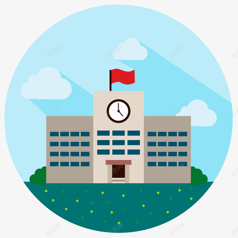 卡通圆形的学校标签矢量图ai免抠素材_88icon https://88icon.com 卡通 圆形 学校 教育 标签设计 贴纸设计 矢量图