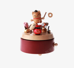 可爱玩具招财猫音乐盒高清图片