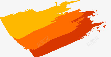 橘色笔刷矢量图ai免抠素材_88icon https://88icon.com 墨印笔刷 墨迹 彩色笔刷 条纹线条 矢量墨印 矢量笔刷 背景笔刷 矢量图