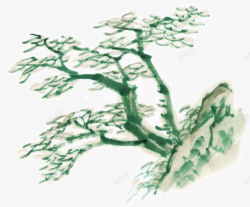 国画梅花png免抠素材_88icon https://88icon.com 中国画 中国风装饰 写意国画 国画树 国粹 大写意 宣纸国画 画